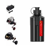 HJGHY 14.8v,5000mAh, Batterie au Lithium 14,8 V 3500 mAh, 5000 mAh, 7000 mAh ou 10000 mAh pour treuil électrique et Moulinet de pêche électrique, avec Chargeur.