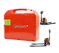 HJGHY 24v 40ah, Batterie au Lithium 24 V 48 V 20 Ah 30 Ah 40 Ah 60 Ah pour Chariot élévateur électrique et transpalette (Compatible CBD15J-LI-S) - Batteries de Rechange
