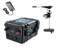 HJGHY 24v,60Ah, Batteries de Propulsion pour Bateaux électriques au Lithium 12 V, 24 V, 48 V, 60 Ah, 80 Ah, 100 Ah, 120 Ah, 150 Ah, 200 Ah, pour hélices de Bateaux de pêche