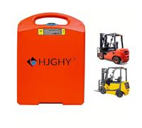 HJGHY 48v,20Ah, Batterie de Secours pour Chariot élévateur électrique 48 V 15 Ah 20 Ah 24 V 20 Ah 30 Ah 40 Ah au Lithium Fer Phosphate pour Camion, Accessoire pour gerbeur électrique