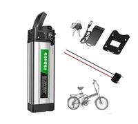 HJGHY 48v,27Ah, Batterie Lithium-ION de Remplacement pour vélo électrique 24 V, 36 V, 48 V, 10,4 Ah, 13 Ah, 15,6 Ah, 27 Ah, 30 Ah, avec Chargeur et Port à 2 Broches