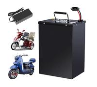 HJGHY ,48v,40Ah, Batterie pour Moto électrique 60 V 20 Ah, 30 Ah, 60 Ah et 48 V/72 V 20 Ah, 30 Ah, 40 Ah, 60 Ah ou 100 Ah (LiFePO4, Lithium-Fer-Phosphate) pour Scooter et cyclomoteur.