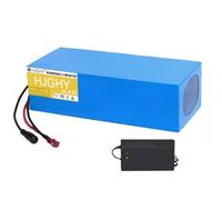 HJGHY 60v 15ah, Batterie Lithium-ION 36 V, 48 V, 10 Ah, 12 Ah, 15 Ah, 18 Ah, 20 Ah, 8 Ah pour vélo électrique 60 V, 72 V, 10 Ah, 15 Ah, 20 Ah, pour Moteur de cyclomoteur 0-1 500 W avec Chargeur
