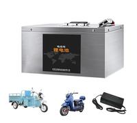 HJGHY ,60v 50ah, Batterie pour Moto électrique 60 V 50 Ah, Batterie Lithium 48 V, Batterie Rechargeable 72 V avec Chargeur pour Scooter et cyclomoteur.