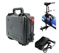 HJGHY Batterie au Lithium 12 V 60 Ah, 80 Ah, 100 Ah, 120 Ah, 150 Ah, 180 Ah, 200 Ah pour treuil électrique et propulseur de Moteur Hors-Bord/axe de Bateau, avec Chargeur.,12v60ah
