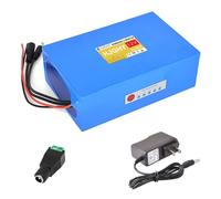 HJGHY Batterie au Lithium en boîtier PVC 12V capacités de 20000mAh, 30000mAh 40000mAh 50000mAh et 60000mAh pour appareils Photo/éclairage Public (Batterie de Secours) avec Chargeur DC,12v 30000mah