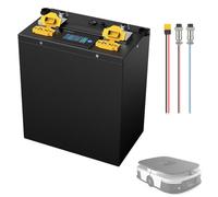HJGHY Batterie au Lithium Fer Phosphate 12,8 V pour Robot | Batterie pour robot AGV 25,6 V 6 Ah ou 12 Ah ; batterie LiFePO4 12,8 V 24 Ah avec poignée et carte de protection BMS
