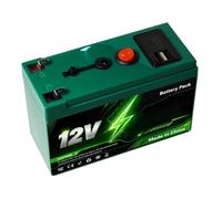 HJGHY Batterie au Lithium Fer Phosphate 12 V | Batterie lithium portable extérieure 12 V 6 Ah 8 Ah 10 Ah 12 Ah 15 Ah ; batterie de rechange 12 volts pour éclairage LED