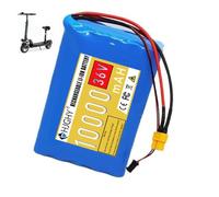 HJGHY Batterie au Lithium pour Trottinette 36 V 10 Ah (10S2P) - Batterie Rechargeable 36 V 10 000 mAh avec BMS intégré, pour Moteurs de trottinettes électriques