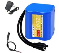 HJGHY Batterie Externe Portable en PVC 24 V/12 V au Lithium, 6 000 mAh, 12 000 mAh ou 15 000 mAh, pour Ruban LED, Haut-Parleur ou routeur, avec Chargeur.,B 12v6000mah