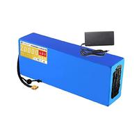 HJGHY Batterie Li-ION 36 V 30 Ah, Batterie pour vélo électrique 48 V 35 Ah, Batterie au Lithium PVC 60 V 40 Ah avec Protection BMS pour Moteur de 540 W à 2 400 W,48v20ah