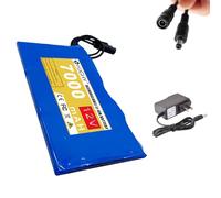 HJGHY Batterie Lithium 12 V 5 000 mAh 12 000 mAh pour Haut-Parleur, Batterie Solaire Rechargeable, Lampe LED, Moniteur, 12 V 24 000 mAh 45 000 mAh, Batterie Lithium PVC avec Chargeur CC,12v7000mah