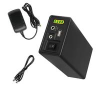 HJGHY Batterie Lithium-ION 24 V 28 000 mAh, 30 800 mAh, 35 000 mAh, 44 800 mAh, remplaçable, avec Ports de Sortie CC et USB pour Ruban LED/caméra de vidéosurveillance.,24v28000mah