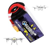 HJGHY Batterie Lithium polymère 14,8 V 6S pour Drone | Batterie lithium 14,8 V 1300 mAh, taux de décharge élevé 100C, pour modèles réduits d'avions/drones de course avec BMS.