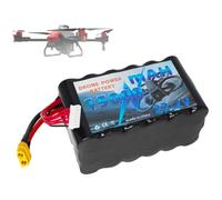 HJGHY Batterie Lithium pour Drone 22,2V 8000mAh 12000mAh 15000mAh : Batterie à décharge de 22,2 Volts pour Avions à voilure Fixe, Photographie aérienne et Secours d'urgence avec BMS.,22.2v15000mah