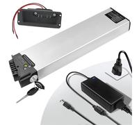 HJGHY Batterie Lithium pour vélo électrique 36 V 10 Ah, Pliable, intégrée, 48 V 12 Ah, remplaçable, avec Port de décharge à Cinq Trous et Chargeur,36v17.5ah