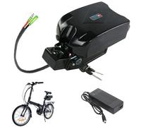 HJGHY Batterie Lithium Rechargeable en Forme de Grenouille 24 V, 36 V ou 48 V, 6 Ah, 8 Ah, 10 Ah, 12 Ah, 15 Ah, 18 Ah ou 20 Ah, pour Moteur de 0 à 720 W, avec Chargeur.,24v10ah