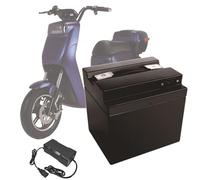 HJGHY Batterie pour Moto électrique 48 V 10 Ah/25 Ah, Batterie Lithium 60 V 15 Ah/20 Ah intégrée pour Tricycle/cyclomoteur avec Chargeur,60v15ah