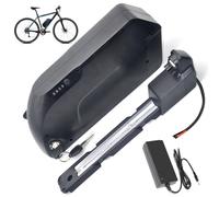 HJGHY Batteries au Lithium 36 V 48 V pour vélos électriques, 8 Ah, 10 Ah, 12 Ah, 12,5 Ah, 15 Ah, 17,5 Ah, 18 Ah, 21 Ah, remplaçables, avec Chargeur, pour vélo électrique.,48v15ah