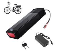 HJGHY Batteries de vélo électrique : Batterie Lithium-ION 36 V 25 Ah, Batterie arrière 48 V 20 Ah pour Moteurs 400 W à 950 W, Kits de Conversion avec Chargeur et Interrupteur.,Anderson 48v18ah