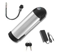 HJGHY Batteries Lithium 36V 20Ah et 17Ah, Batteries pour vélos électriques 24V 10Ah et 13Ah, Batterie pour Bouteilles d'eau 48V 15Ah et 8Ah avec Chargeur pour Kits Moteurs 200W à 800W,24v15ah