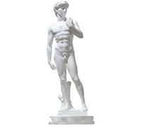 HJGHY Statue de Boutique de Figurine David de Michel-Ange, Sculpture d'art Corporel en Résine Sculpture de Héros Classique pour Ornements de Croquis de Décoration Intérieure