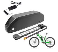 HJGHY Xt60,48V 10.4Ah, Batterie Lithium-ION 36 V, 48 V, 13 Ah, 15 Ah, 18,2 Ah, 23,4 Ah pour vélo électrique, avec Plaque inférieure à 5 Broches et Chargeur.