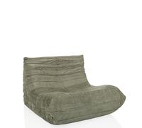 Pouf / Canapé de sol SITZOLO Tissu pétrole hjh LIVING Pétrole G