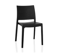hjh LIVING Chaise d'extérieur T37 V empilable avec dossier ergonomique pour l'intérieur et l'extérieur