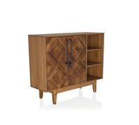 SANTJAGO WOOD L - Commode Couleur Bois Foncé