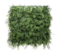 hjh LIVING Mur végétal pour in & Outdoor 55x55 cm LEAFLUXE 2 Tapis végétal Artificiel, décoration végétale pour Le Mur, verdissement du Mur