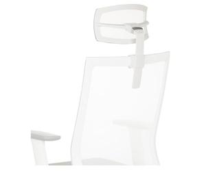 hjh OFFICE 657631 KS Aspen Filet pour appuie-tête Blanc Accessoire pour Chaise pivotante Aspen