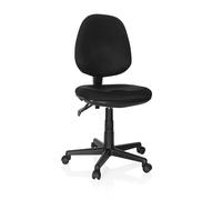 hjh OFFICE 666101 Chaise de Bureau City 25 Tissu Noir Chaise pivotante, Assise et Dossier réglables en Hauteur