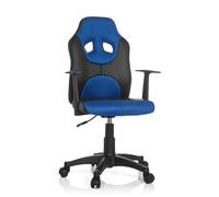 Chaise de bureau / Siège pivotant KID GAME AL noir/bleu hjh OFFICE Noir/Bleu