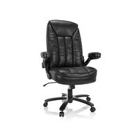 hjh OFFICE 691020 XXL Siège Bureau Instructor III Similicuir Noir Fauteuil de Direction, Capacité de Charge 220kg, Confortable