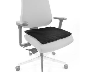 hjh OFFICE 780000 Coussin à Gel orthopédique MEDISIT I 42x42 Coussin avec Perles en Gel, antidérapant avec Housse détachable et Lavable