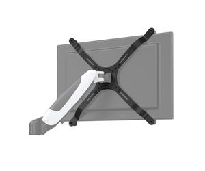hjh OFFICE 802001 Adaptateur VESA pour écrans 15-27" sans Motif de Trous VM-A4 en Acier Charge maximale 10 kg