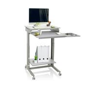 WORKSTATION | 60x50 - Bureau assis-debout Gris