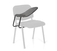 hjh OFFICE Chaise à Quatre Pieds Tablet XT 600 Métal, Plastique Noir