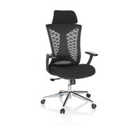 Siège de bureau / Siège pivotant FALEO B Maille / Tissu noir hjh OFFICE Noir G