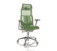 hjh OFFICE Chaise de Bureau Professionnelle POFIT G GEN2 Filet Chaise pivotante Ergonomique avec Soutien Lombaire Flexible, Vert, 652283
