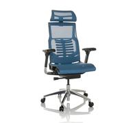 hjh OFFICE Chaise de Bureau Professionnelle POFIT GEN2 Filet Chaise pivotante Ergonomique avec Soutien Lombaire Flexible, Bleu, 652285