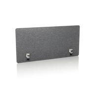 hjh OFFICE Cloison Acoustique de Bureau 60x120 cm FLEXMIUT 3D Bureau Protection visuelle Bureau, Séparateur de Bureau insonorisant, Tissu Gris foncé