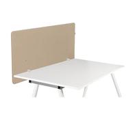 hjh OFFICE Cloison Acoustique de Bureau 62x120 cm FLEXMIUT D1 Protection visuelle du Bureau, Séparation de Bureau insonorisante, Beige