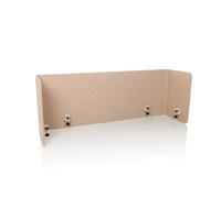 hjh OFFICE Cloison Acoustique de Bureau FLEXMIUT U utilisable comme cloison d'angle ou Frontale, Gris