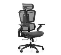 Ergo U2 Pro3 | Filet en nylon - Siège de bureau de qualité professionnelle Noir