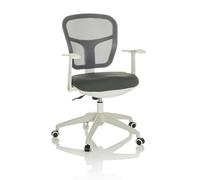 hjh OFFICE Siège de Travail Top 108 W Tissu/résille Chaise de Bureau avec Dossier inclinable, rembourré, Gris, 729441