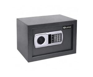 hjh OFFICE Tresor Compact Basic Coffre-fort en acier 35 x 25 x 25 cm