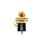 HJHB1WL Électrovanne de 2,5 cm 110 V/115 V/120 V AC en laiton électrique, air, eau, gaz, diesel normalement fermé NPT haut débit