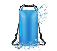 HJHB1WL Sac étanche léger enroulable pour homme et femme 5 L/10 L/20 L pour kayak, rafting, plage, bateau, natation et ski - 5 l, bleu, 20L